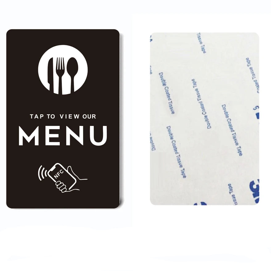 NFC PVC Card for Instant Online Menu Access