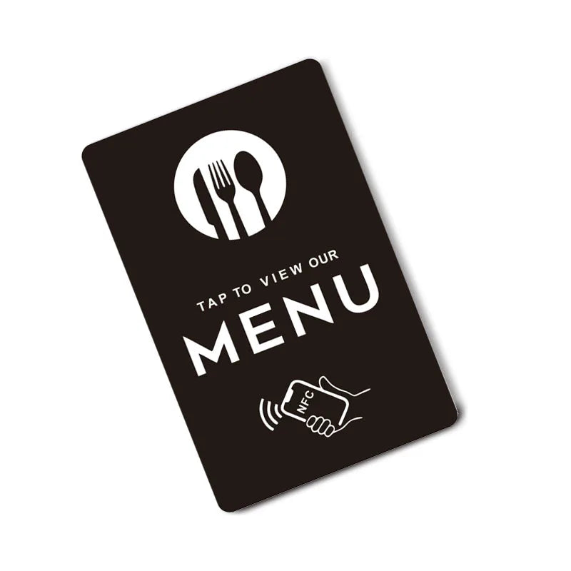 NFC PVC Card for Instant Online Menu Access